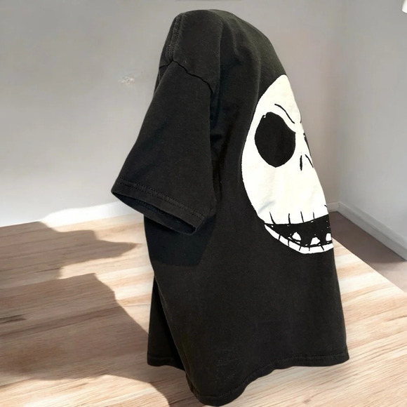 Disney Nightmare Before Christmas Jack Skellington Face T-Shirt Child's Size 6/7 - Picture 2 of 11